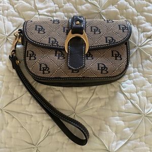 Dooney & Bourke Black Leather wristlet